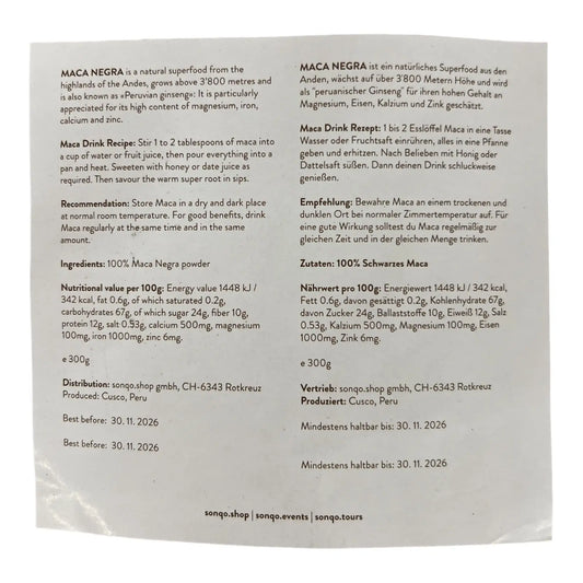 Pachamama Maca Negra