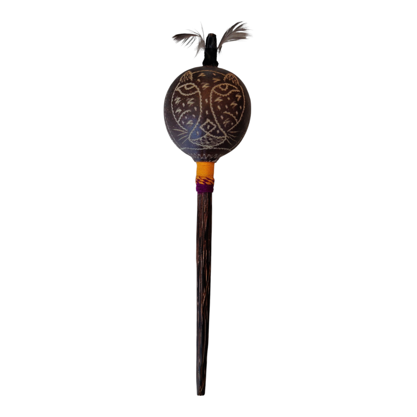Rasseln aus Puccalpa | Maraca | verschiedene Motive