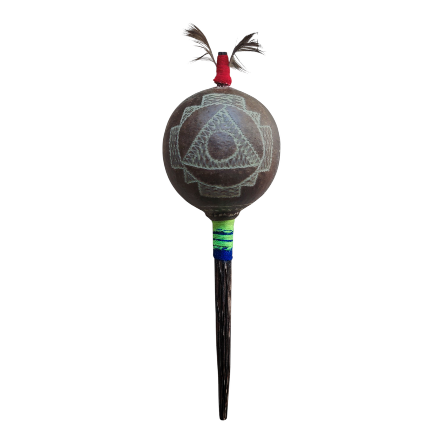 Rasseln aus Puccalpa | Maraca | verschiedene Motive